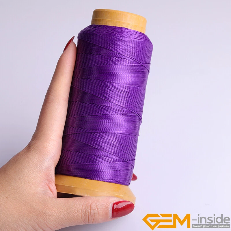 Nylon Beading Cord 0.6mm 230 Meters 210D Sewing Thread Knotting Jewelry Making - Image 4 of 4