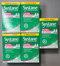 Qty-5 Systane Ultra Lubricant Eye Drops Twin Packs Exp. 10/27 to 1/28
