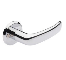 Scandinavian door lever handles set 635 CR for Assa Abloy Ruko Dorma Yale lock