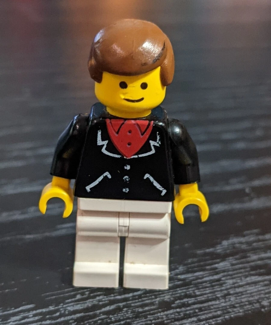 Lego Classic Town Male Boy Black Suit Red Shirt Minifigure eBay