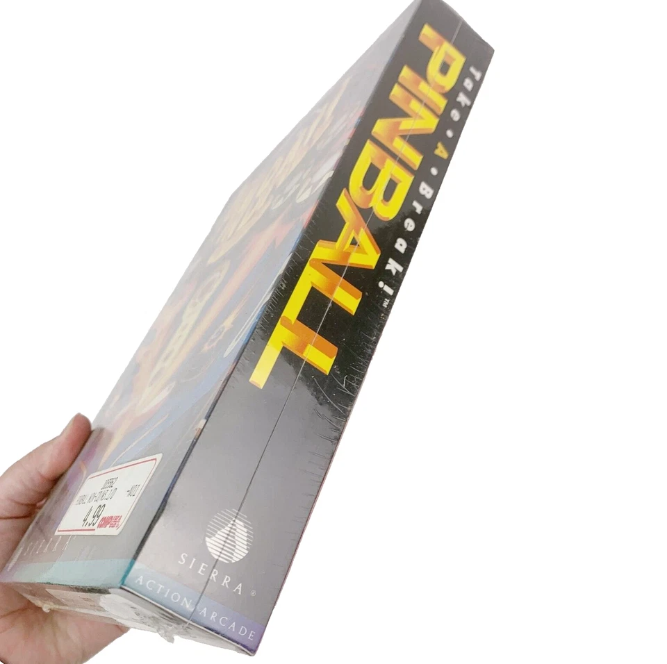 New In Box Sealed Pinball for Windows 95 Sierra CD-Rom 1995 Game Big Box - Image 3 of 4