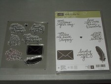 Stampin' Up LOVELY AMAZING YOU photopolymer stamp set of 8 140594
