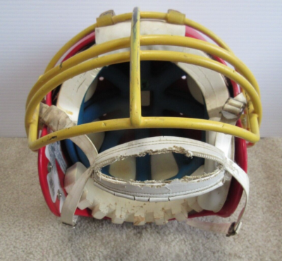 Vintage 1984 Bike Air Power Green Dot Football Helmet Made in USA