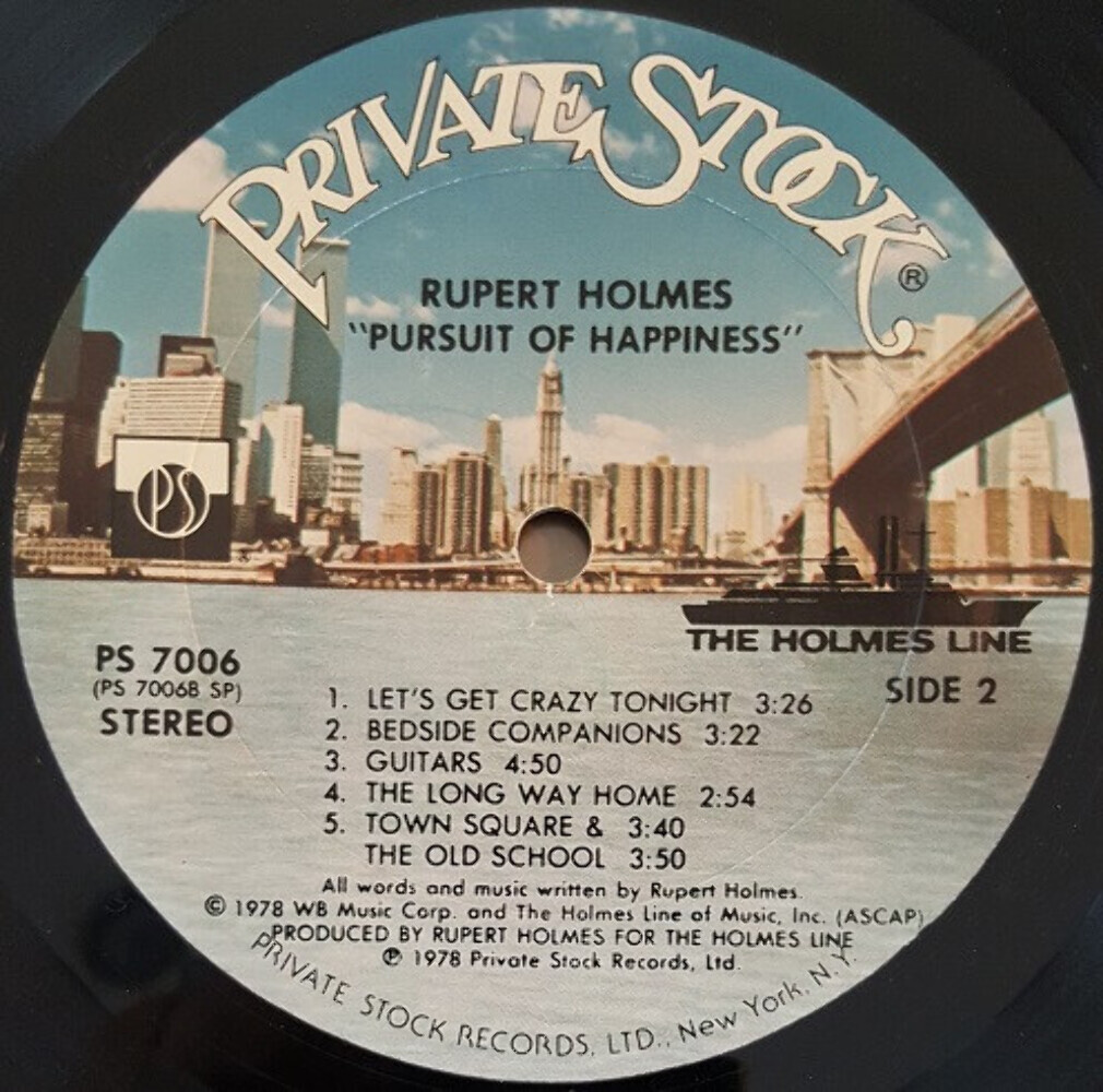 Rupert Holmes - Pursuit Of Happiness (LP, Album, Gol) | eBay