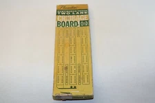 Pacific Game Co Pleasantime #715 Continuous Track Two Lane Cribbage Board 1967 