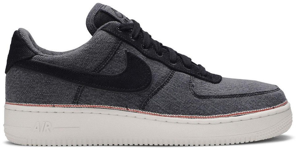 Nike 3x1 x Air Force 1 Premium Low Black Denim for Sale