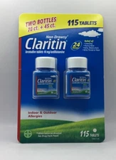 Exp 2/26 Claritin 24hr Non-drowsy Allergy Tablets 10mg 115Ct Exp 2/26 IMPERFECT