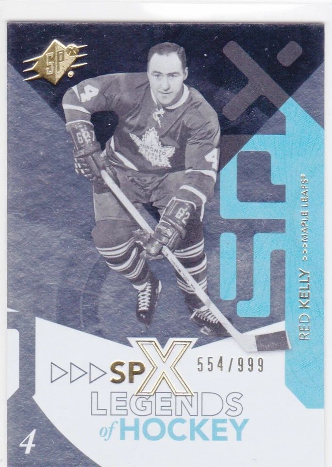 2010/11 SPX..RED KELLY..LEGENDS OF HOCKEY../999..CARD # 115..MAPLE LEAFS - Image 2 of 4