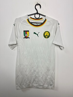 KAMERUN NATIONALMANNSCHAFT 2018/2019 PLAYER ISSUE AWAY FOOTBALL SHIRT PUMA SIZE L