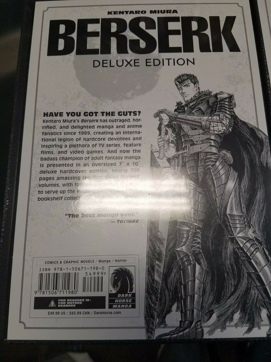 Berserk Hardcover Deluxe Edition Volumes 1 BRAND NEW SEALED
