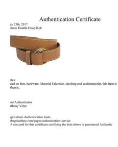 hermes belt authentication