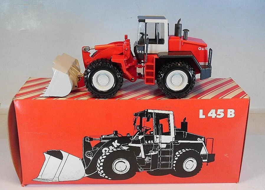 Conrad 1/50 Nr. WeMo O&K Orenstein & Koppel Radlader L45 B rot/schwarz OVP #2884