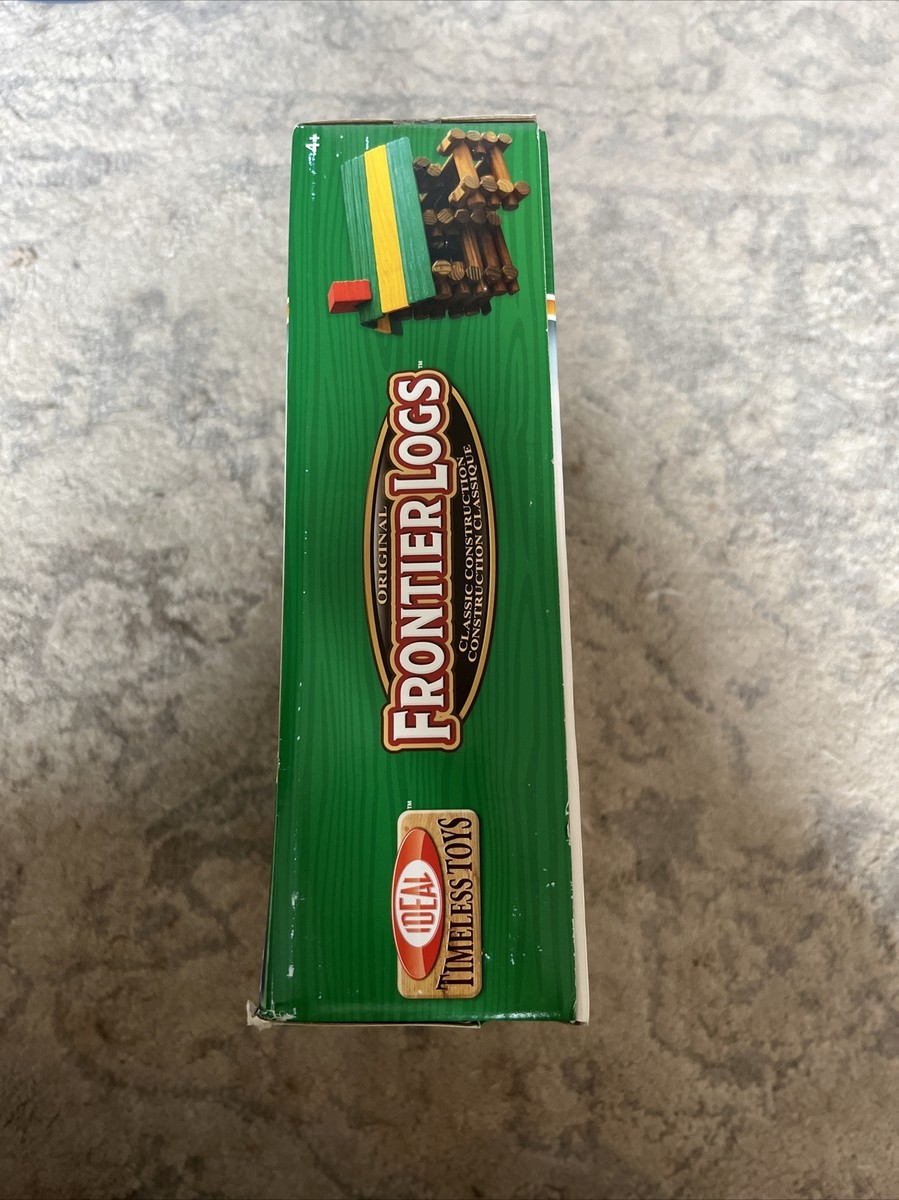 トイストーリー ウッディ　FRONTIER SET Real Wood Logs Vintage Lincoln Logs Frontier Fort Set Real Wooden Logs