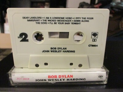 Reissue BOB DYLAN John Wesley Harding US Cassette Columbia PCT