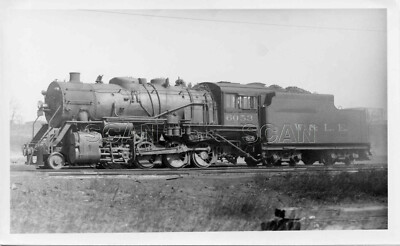 OCC025 RP 1942/70s WHEELING & LAKE ERIE RAILROAD LOCO #6053 CANTON OHIO