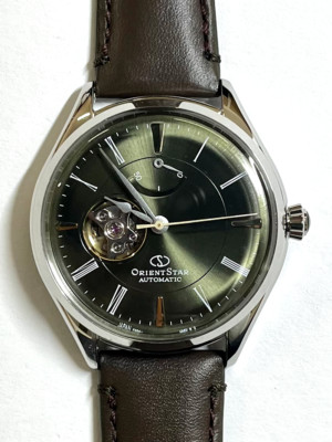ORIENT STAR RK-AT0202E Green Automatic See-through Back  Watch New in Box JAPAN