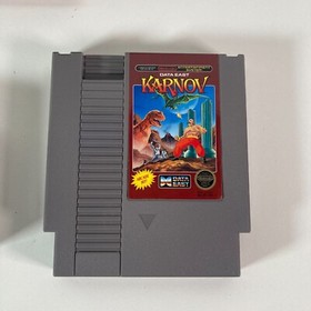 Karnov Nintendo NES 1988 Complete in Box W/ Inserts Ads Manual & Foam