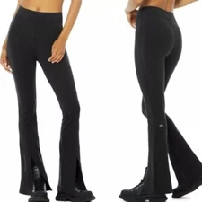 ALO Airbrush High-Waist Flutter Leggings Size S Bootcut Flare Sculpting Stretch