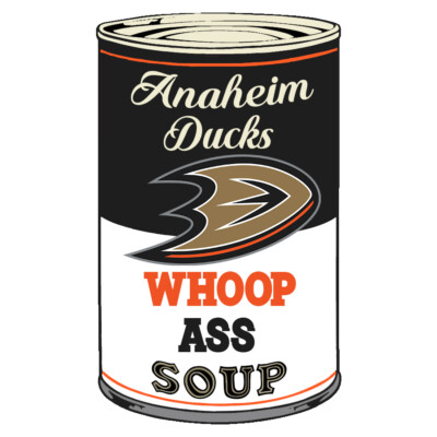 Anaheim Ducks Can Of Whoop A** Vinyl Decal / Sticker 10 sizes! Tracking!