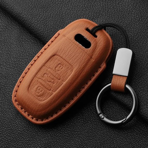 Car key Case Cover For Audi A1 A3 8V A4 B8 B9 A5 A6 C7 A7 A8 Q3 Q5 Q7 S4 S6 S7 - Foto 21 di 28
