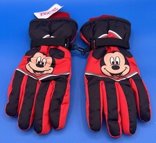 Disney Mickey Mouse Winter Insulated Snow Gloves   Boys Ages 7-10