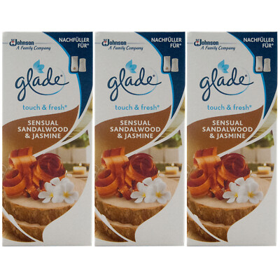 glade mini SENSUAL SANDALWOOD & JASMINE 3 x 10ml -alte Rezeptur Raumspray