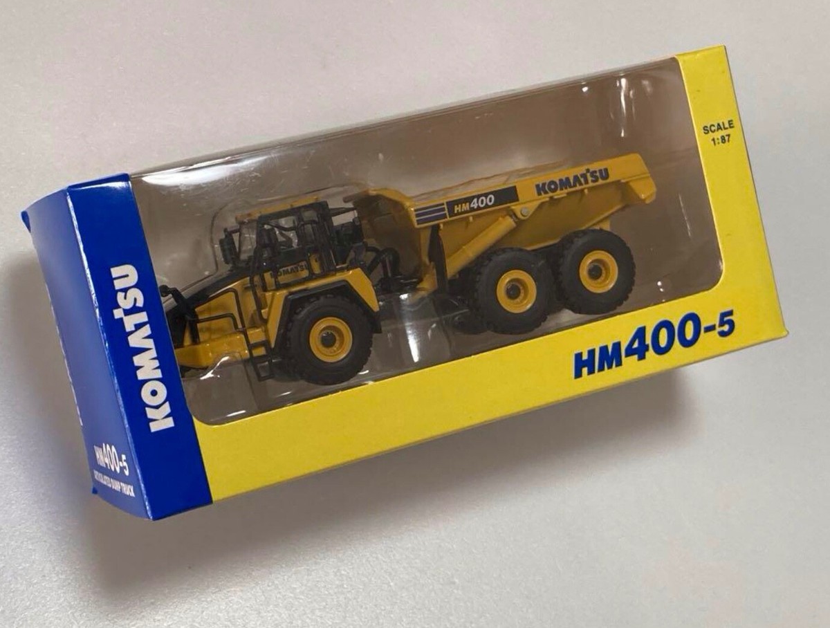 Komatsu ミニカーセット 1/87 スケール5個セット Komatsu Official Diecast Model 1:87 Set of 3 D85MS 931xc