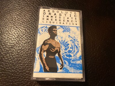 SQUAT THRUST Absolute Drastic 1989 Cassette Tape Texas Punk Rock