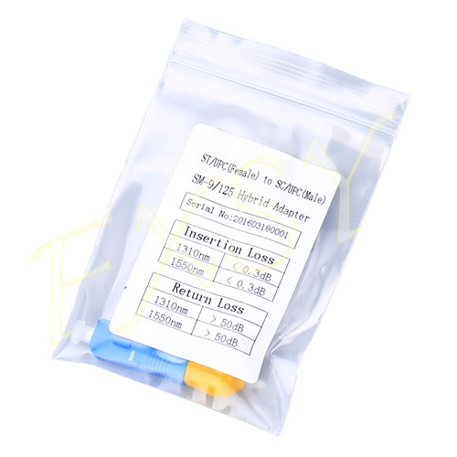 SC/UPC Male-ST/UPC Female SM OS2 Hybrid Fiber Optic Adapter Optical Converter - 第 6/6 張圖片