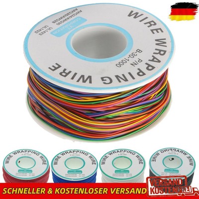 250M 30AWG Electronic Wire Tin Plated Copper Wire B-30-1000 Cable Wrapping Wire