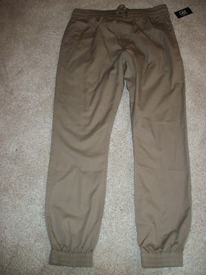 VOLCOM STONE New NWT Mens Frickin Chino Jogger Pants Khaki Beige MEDIUM LARGE XL