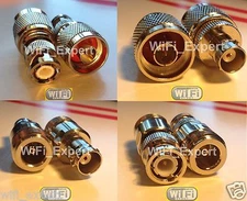 1 x BNC Male Plug Female Jack To N Male Female COAX RF Connector Adapter USA
