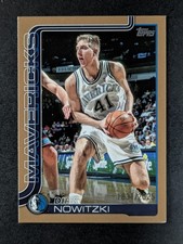 2025-26 Topps Basketball DIRK NOWITZKI 1831/2025 Gold Dallas Mavericks #252