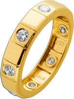 Diamant Ring Gold 333 8K Lab Grown Diamanten 0.80Ct