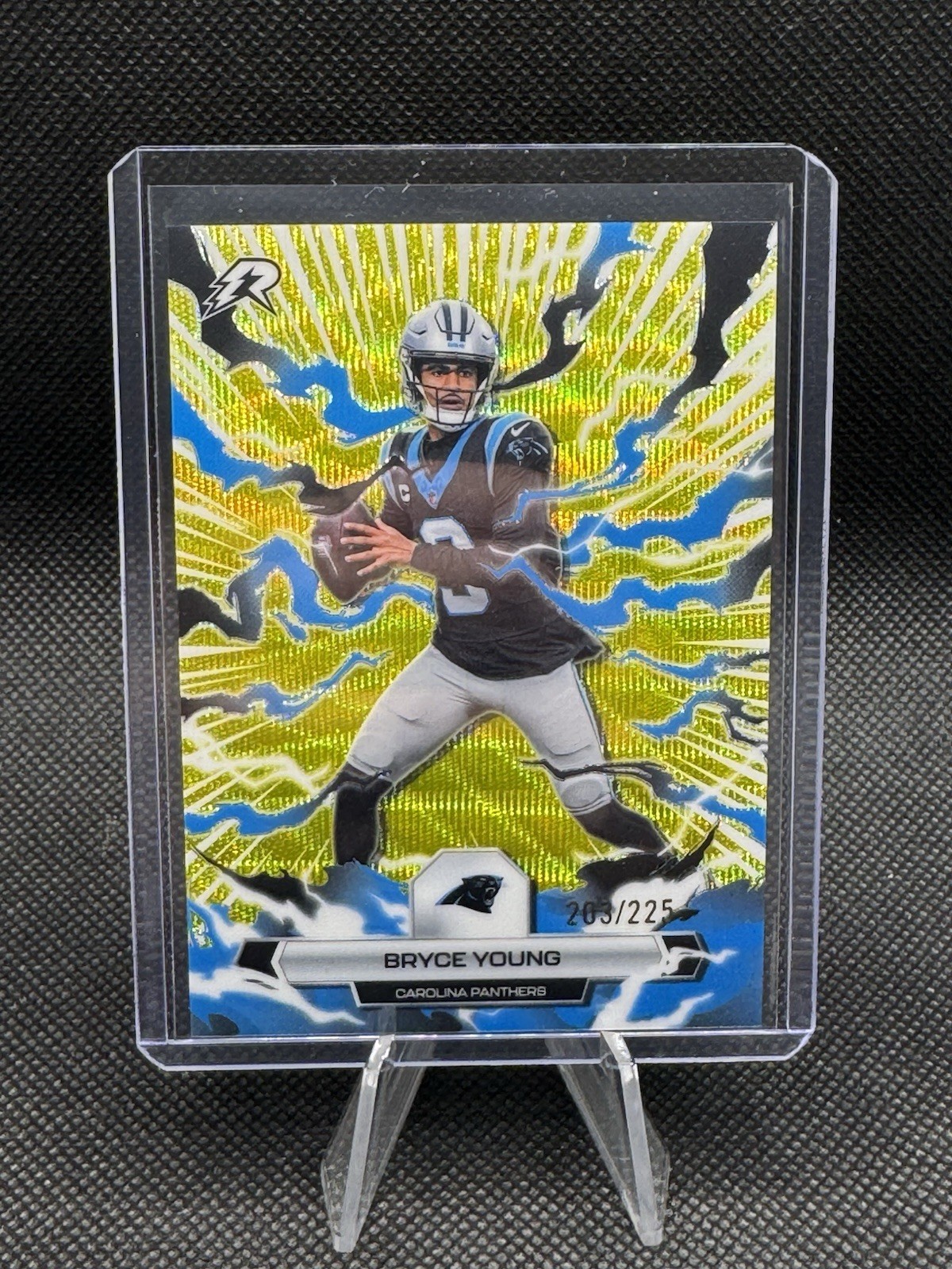 2025 Topps Resurgence Bryce Young Carolina Panthers Yellow SURGE /225