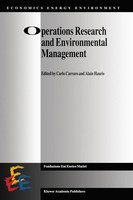 Carlo Carraro (U. A.) | Operations Research and Environmental Management | Buch