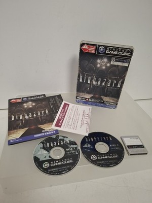 BIOHAZARD NINTENDO GAMECUBE SPIELANLEITUNG & MEMORY CARD CLEAN DISC'S JAP IMPORT