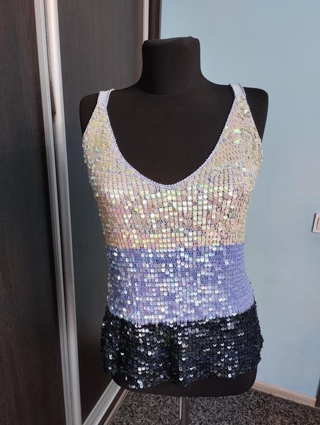 Women Etam Vest Blue 46 / 3XL / 54