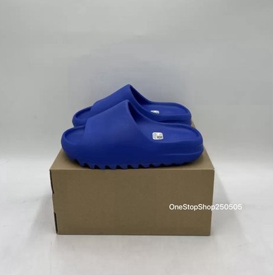 Adidas Yeezy Slide Azure (Blue) | Size 10 | Brand New (No Box) NEW WITHOUT BOX Size 10 Azure Adidas Yeezy Slide (Blue  main image 3