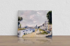 Pierre-Auguste Renoir "The Banks of the Seine," Canvas Print Wall Art Home Decor