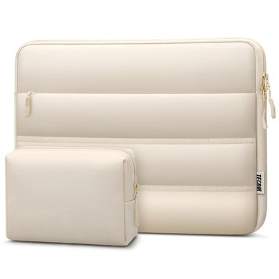 Waterproof Puffy Laptop Case 15.6 Inch,Laptop Sleeve 15.6 Inch with 15.6'' Len...