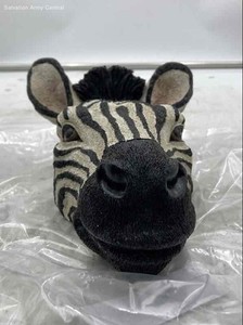 Black White Decorative Collectible Retro Style Zebra Head Wall Mount