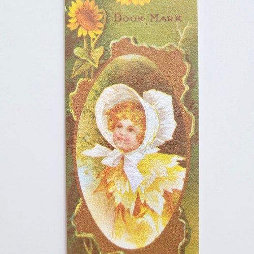 Vintage 70s Reuter's Soap Sunflower Bookmark Evergreen Press 1800s Advertisement - 第 11/14 張圖片