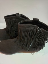 Kohls Piata Black Ankle Boots - Girl's size 5 - Brand new