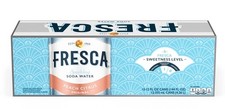 Fresca Peach Citrus Soda 12oz Cans Pack of 12