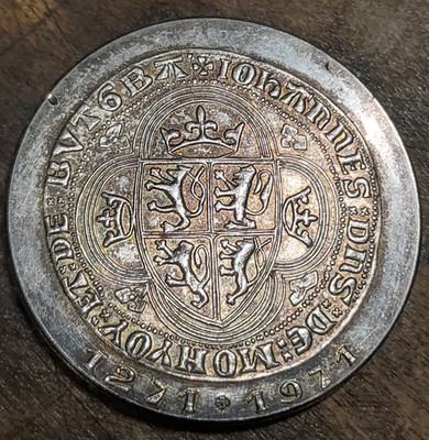 1261 - 1971 Royal Belgian Mint Commemorative Silver Medal - Moneta Sancti Vit VR