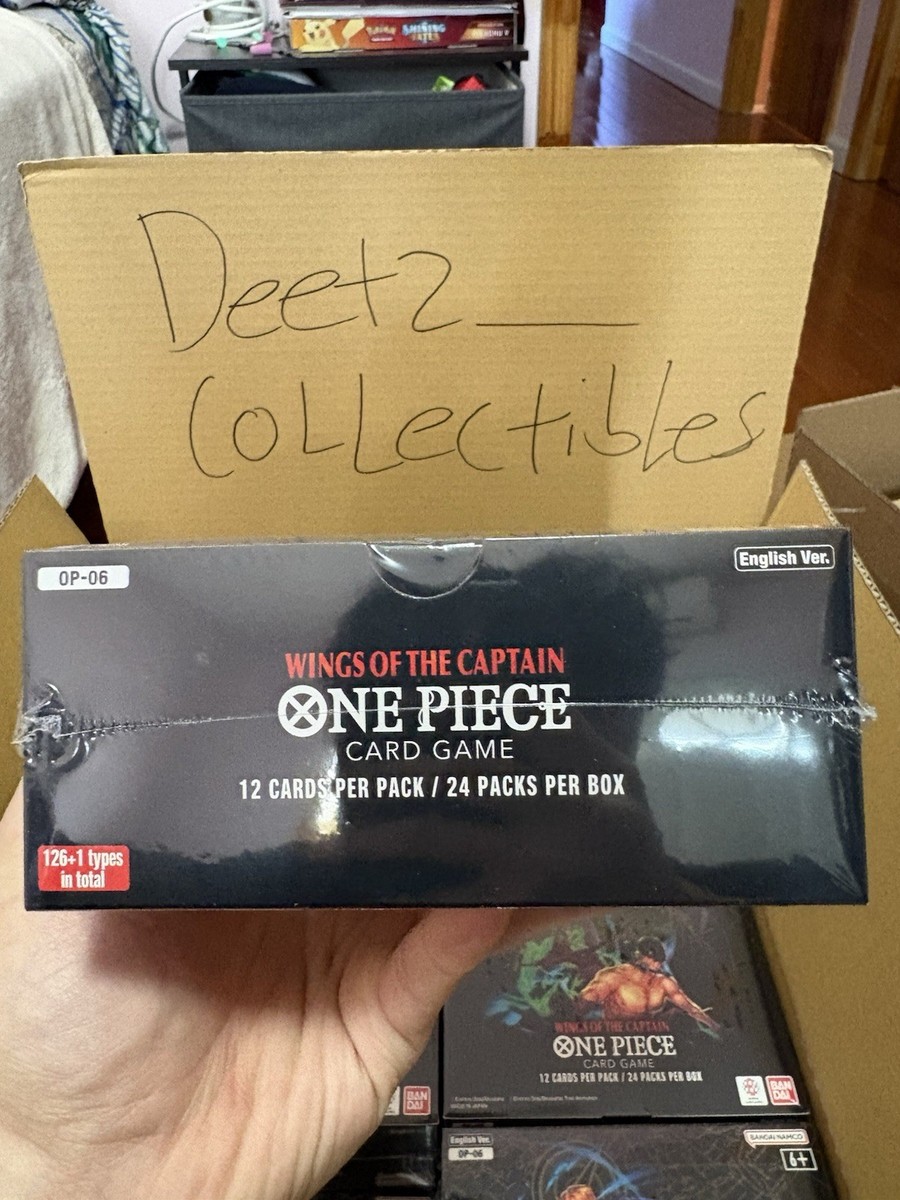 One Piece TCG: Wings of the Captain (OP-06) Booster Box Sealed English |  eBay