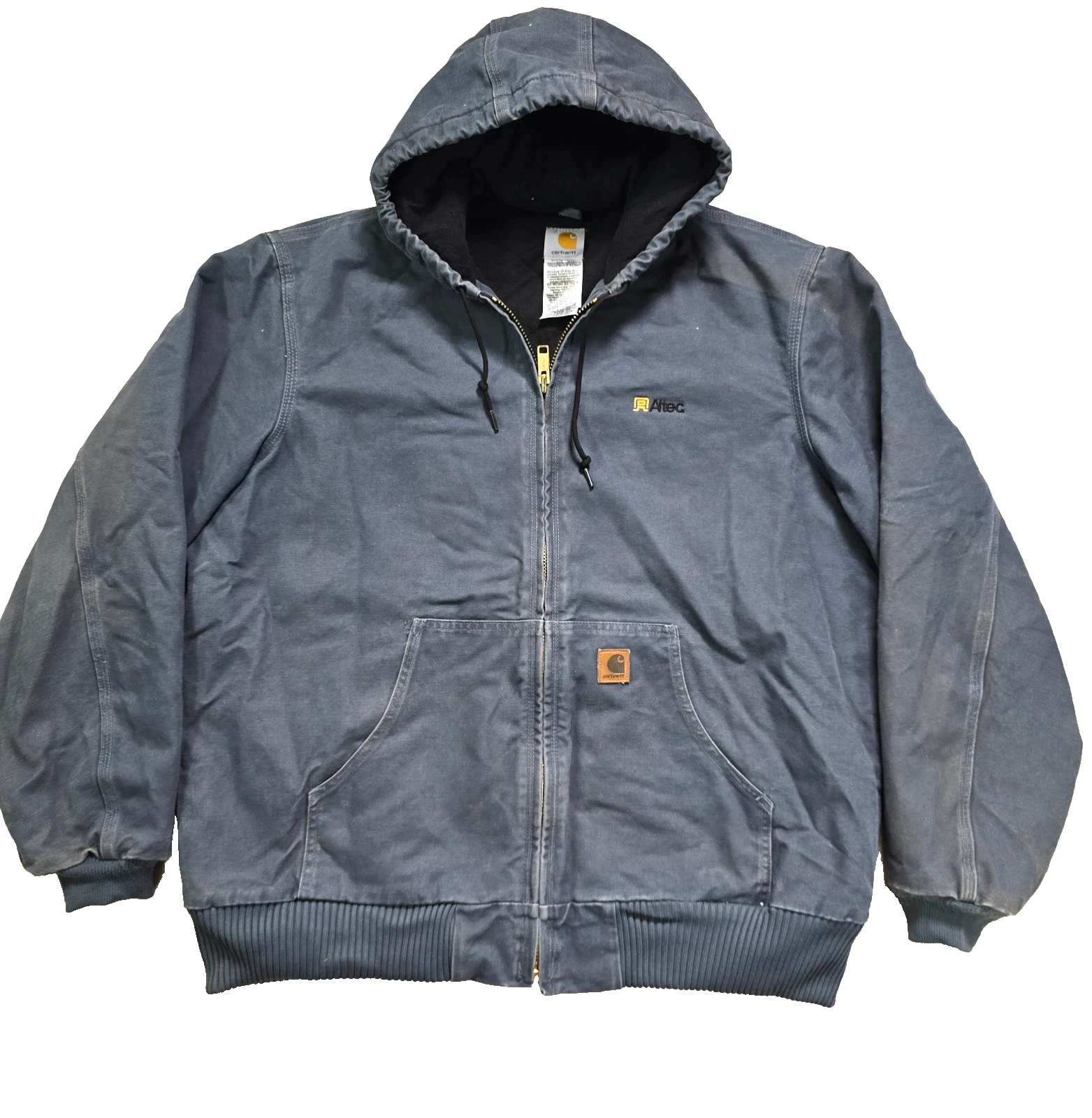 Carhartt J130 Sandstone Active Jacket XL Storm Blue STM Altec Logo Workwear