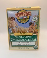 Organic Whole Grain Oatmeal Cereal, 8 oz 227 g Exp 10/2026