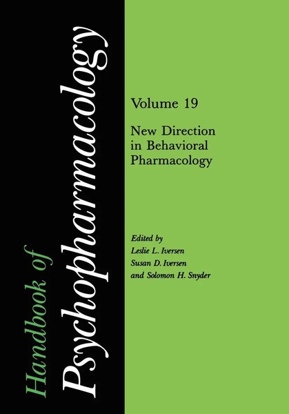 Solomon H. Snyder (U. A.) | Handbook Of Psychopharmacology | Taschenbuch (2011)-image